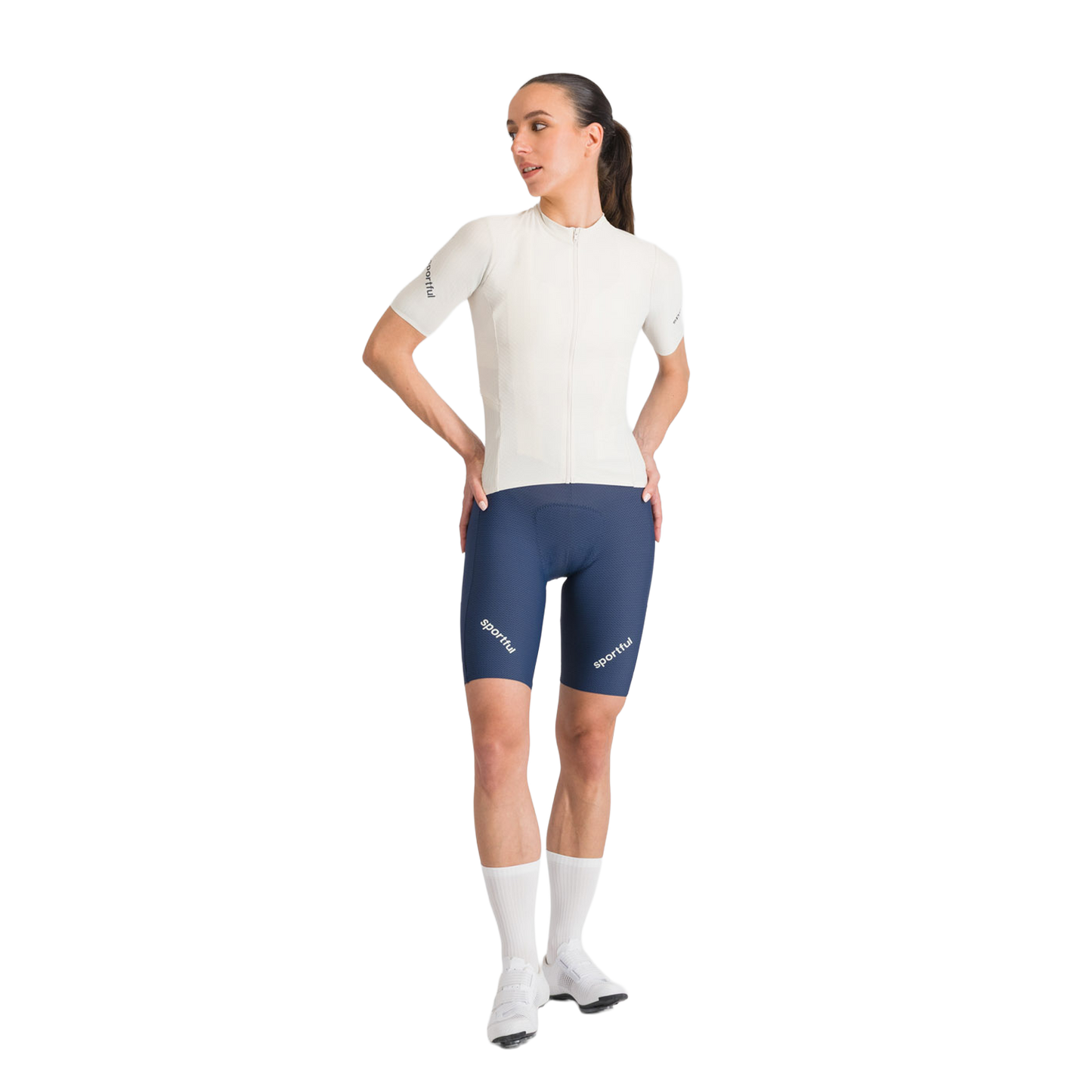 Naisten SPORTFUL HYPEREPIC Lyhythihainen Jersey Cream, kerma