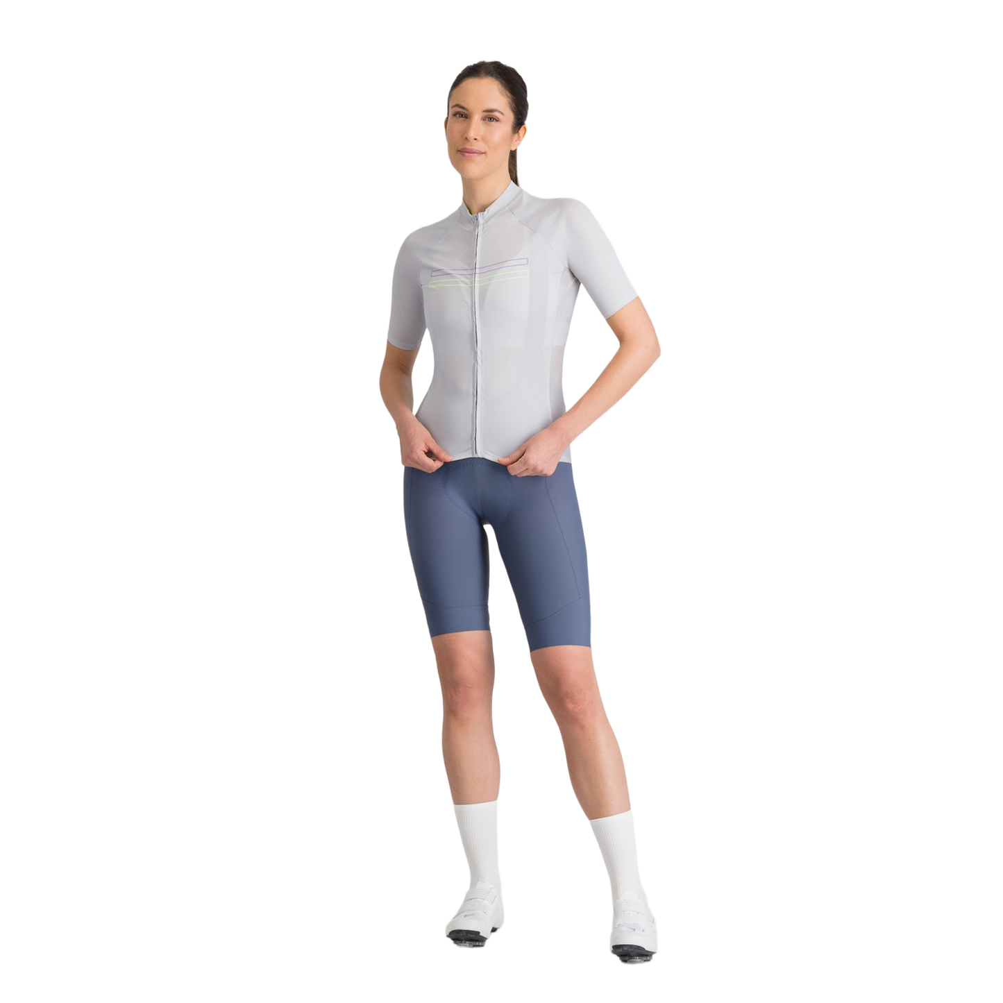 Naisten SPORTFUL STARLIGHT 2 lyhythihainen Jersey harmaa