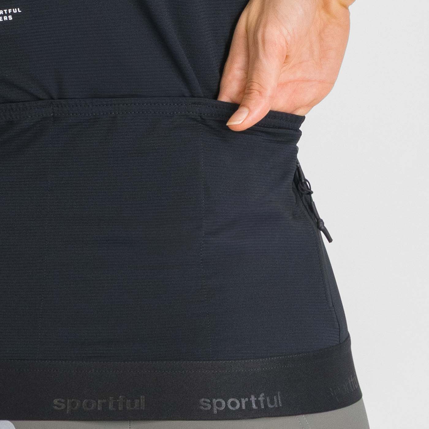 SPORTFUL SRK 2Naisten lyhyt trikoo Musta