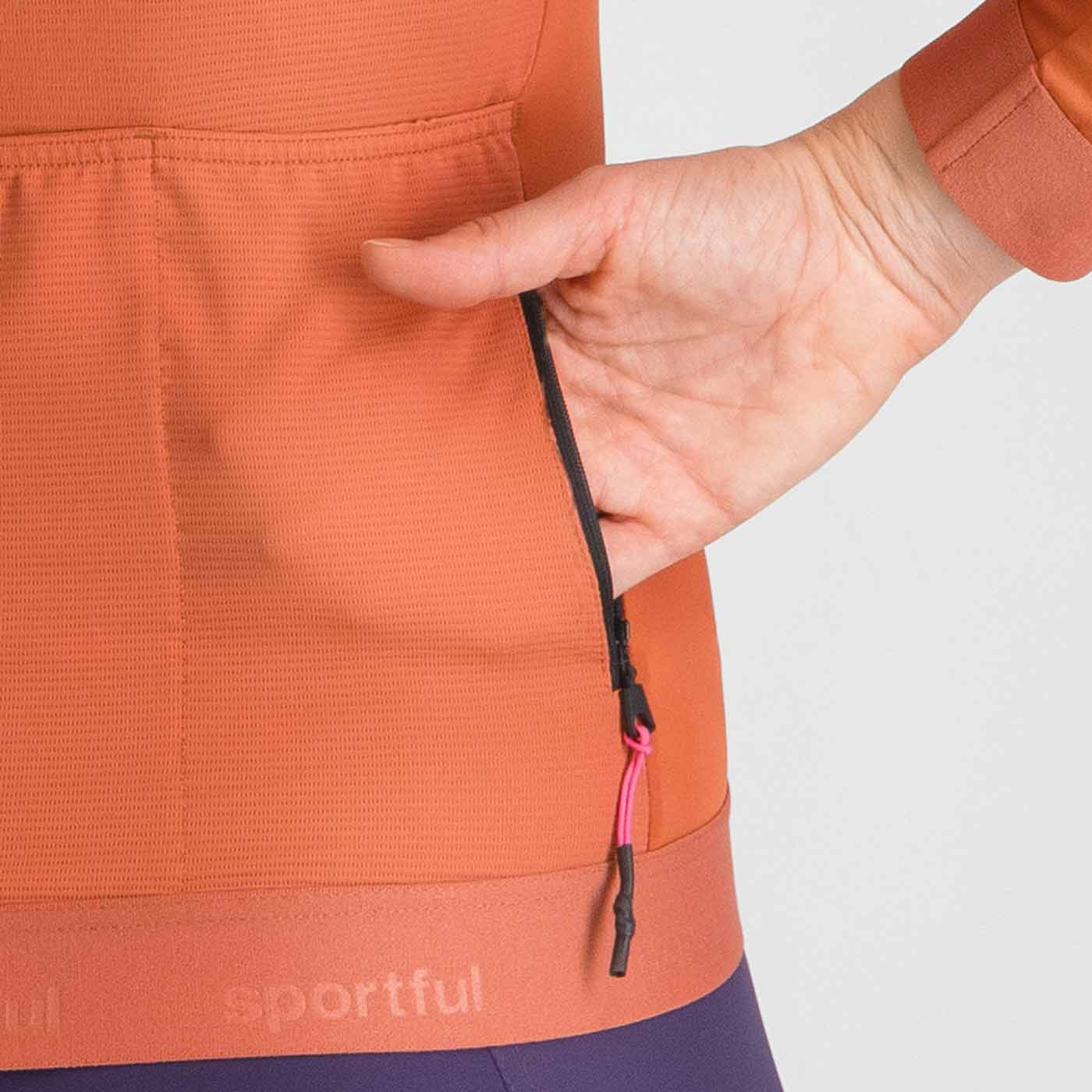 SPORTFUL SRK Naisten pitkähihainen Jersey oranssi