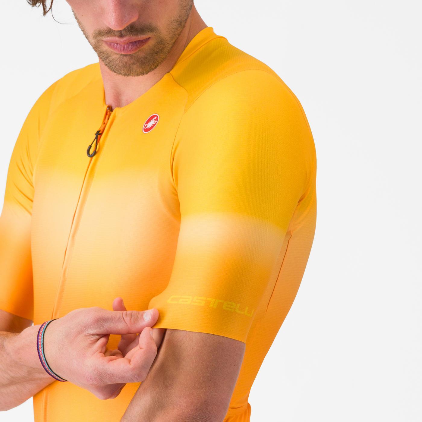 CASTELLI UPF lyhythihainen Jersey oranssi