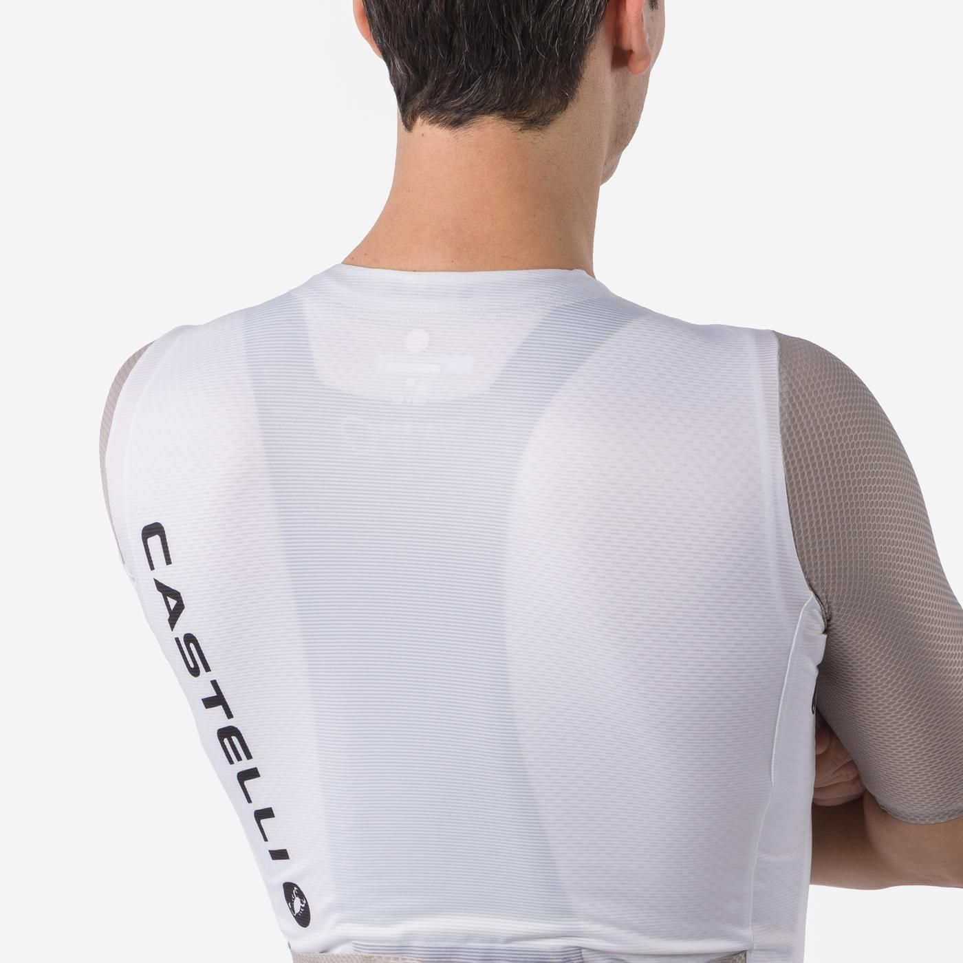 CASTELLI CORRETTO Lyhythihainen Ivory/Clay Jersey Jersey