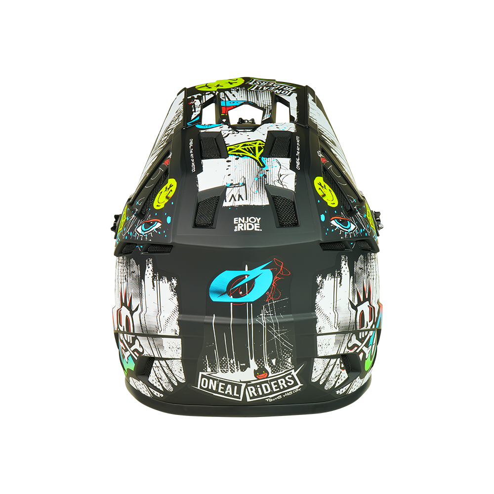 O'NEAL BACKFLIP RANCID MTB-kypärä musta/valkoinen