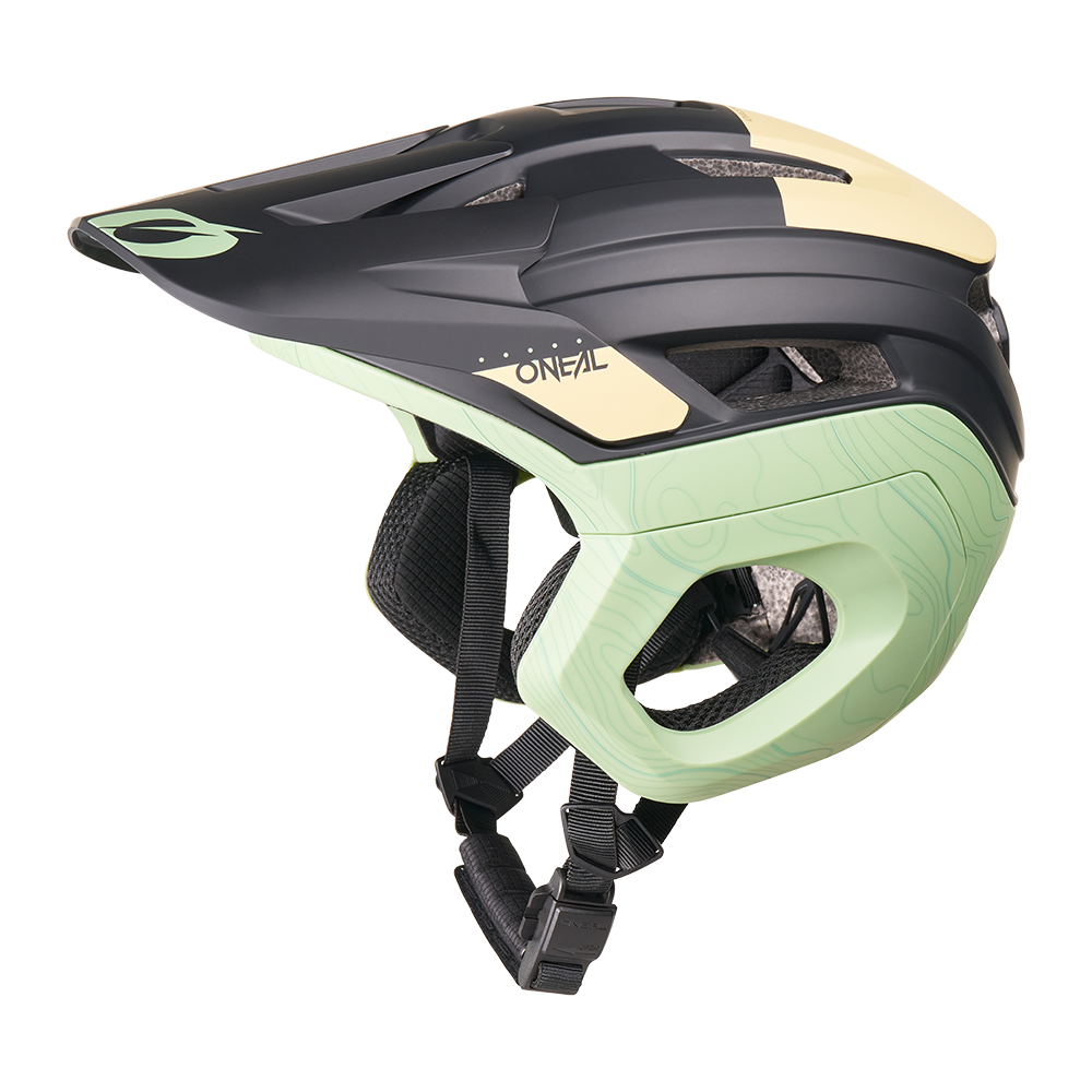 O'NEAL TRAPPER EVO TOPO MTB-kypärä Musta/Hiekka/Mintti