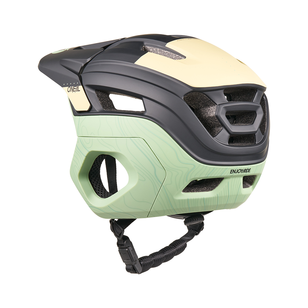 O'NEAL TRAPPER EVO TOPO MTB-kypärä Musta/Hiekka/Mintti