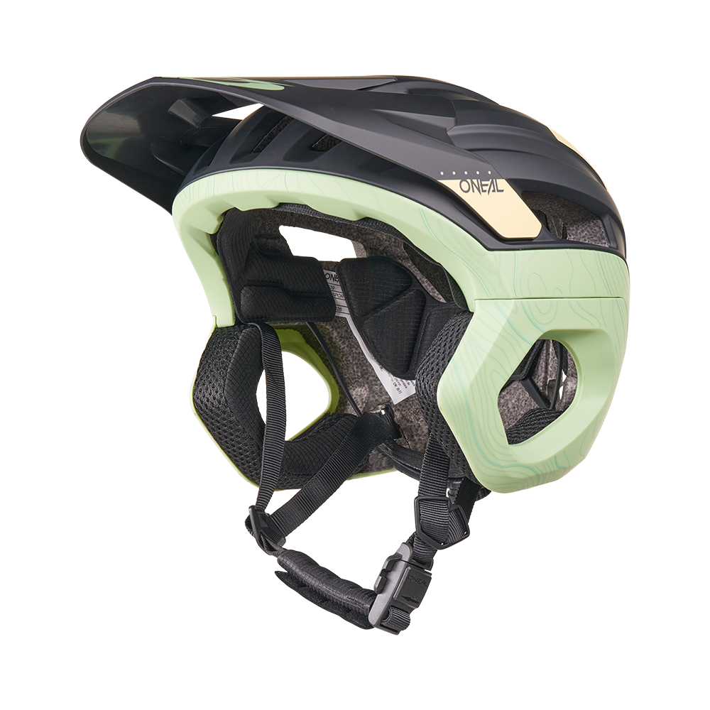 O'NEAL TRAPPER EVO TOPO MTB-kypärä Musta/Hiekka/Mintti