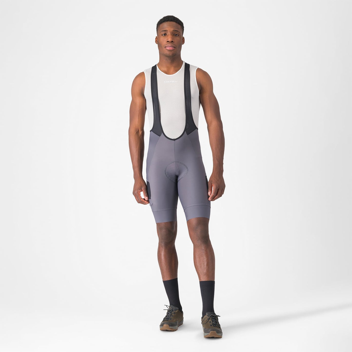 CASTELLI UNLIMITED CARGO Bib Tight harmaa/musta