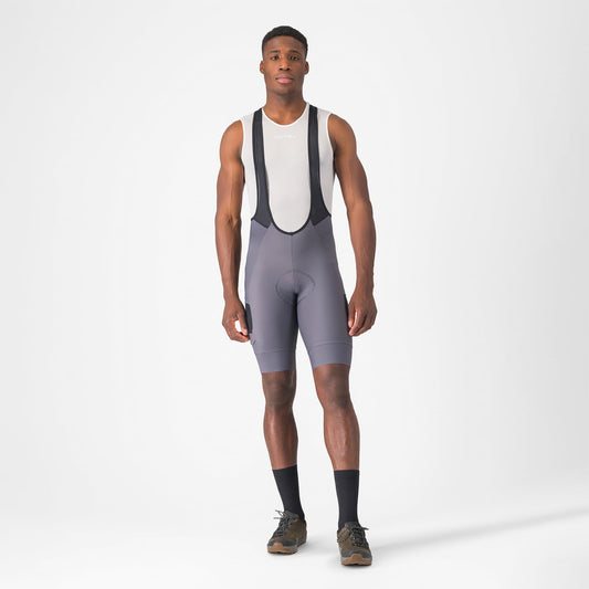 CASTELLI UNLIMITED CARGO Bib Tight harmaa/musta