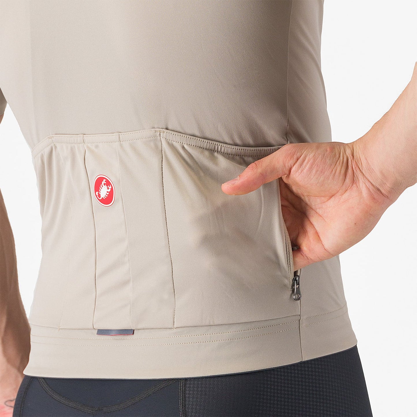 CASTELLI PROLOGO LITE lyhythihainen Jersey Beige