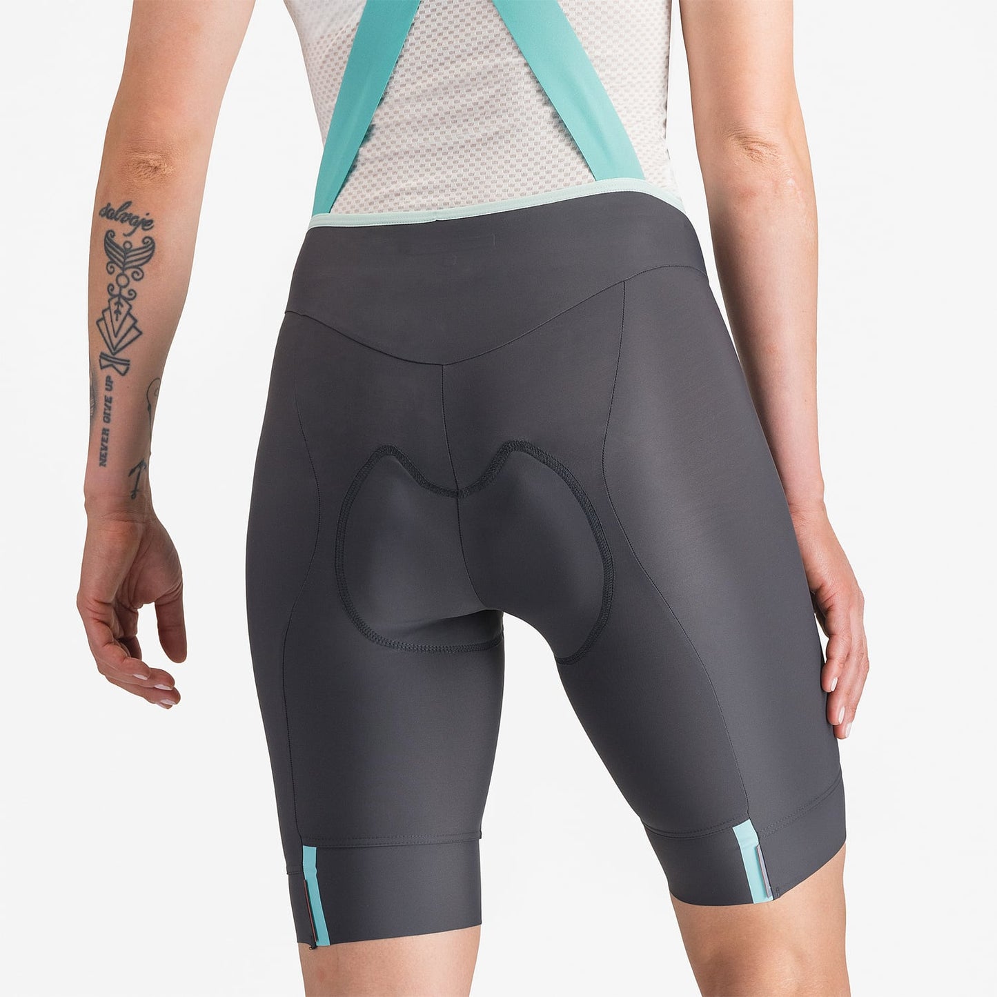 CASTELLI PRIMA 2 DT Naisten tummanharmaa Bib Tight -vaatetusasu