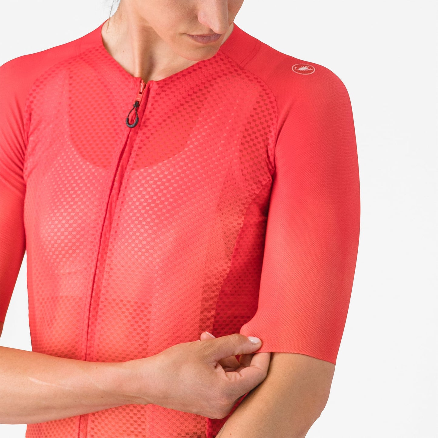 CASTELLI CLIMBER'S A/C Naisten lyhythihainen Hibiscus trikoo