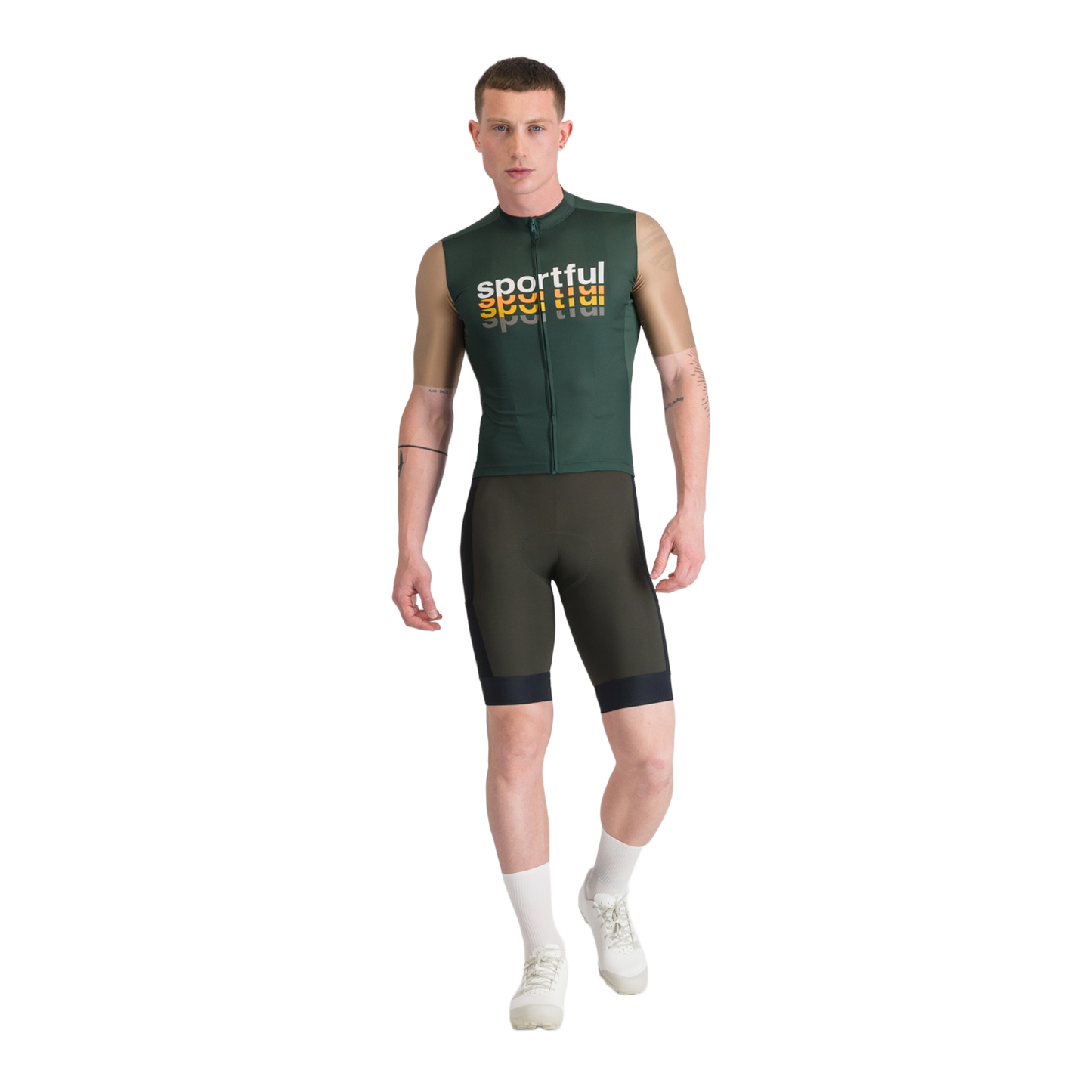 SPORTFUL SUPERGIARA 2 LOGO lyhythihainen trikoo Khaki