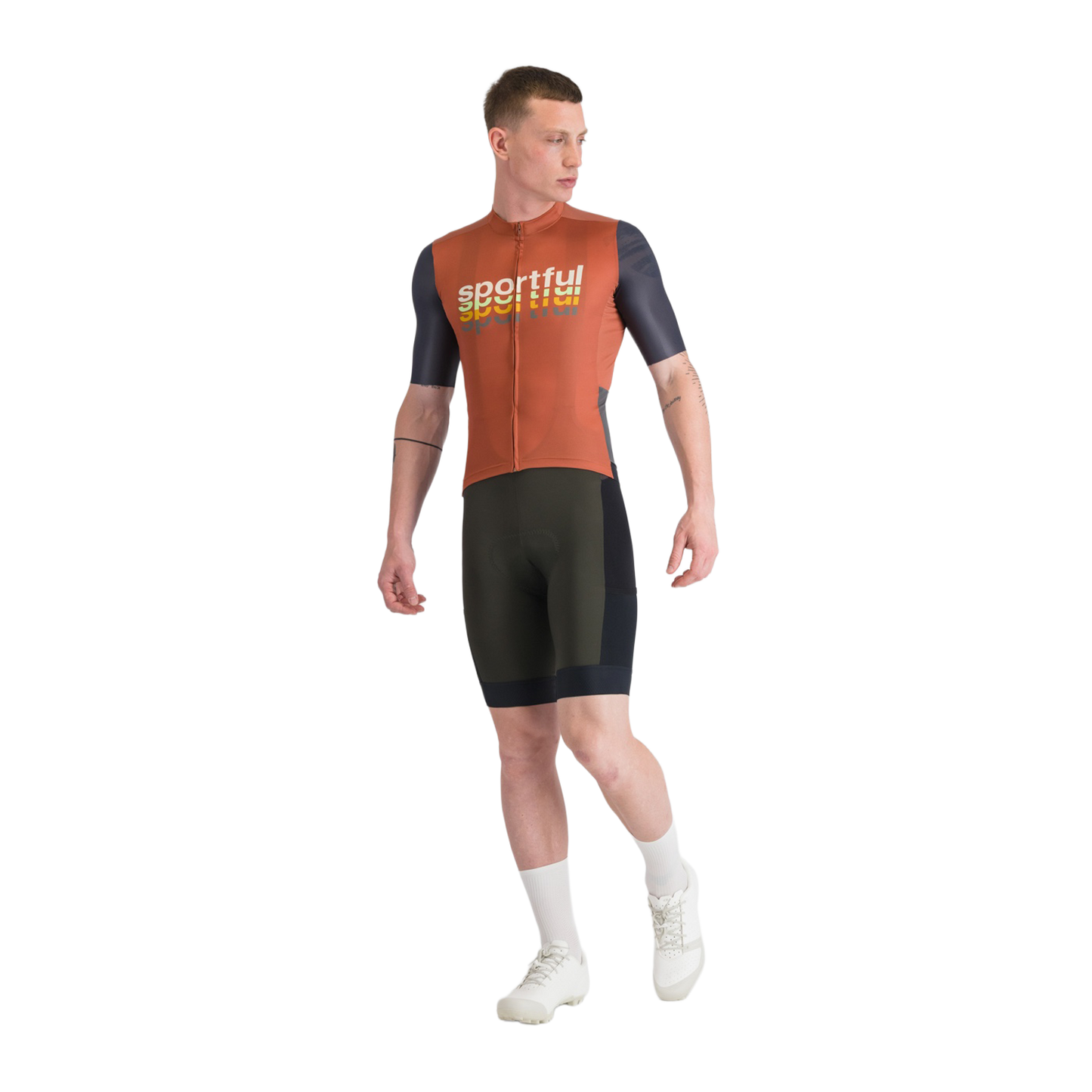 SPORTFUL SUPERGIARA 2 LOGO lyhythihainen trikoo oranssi