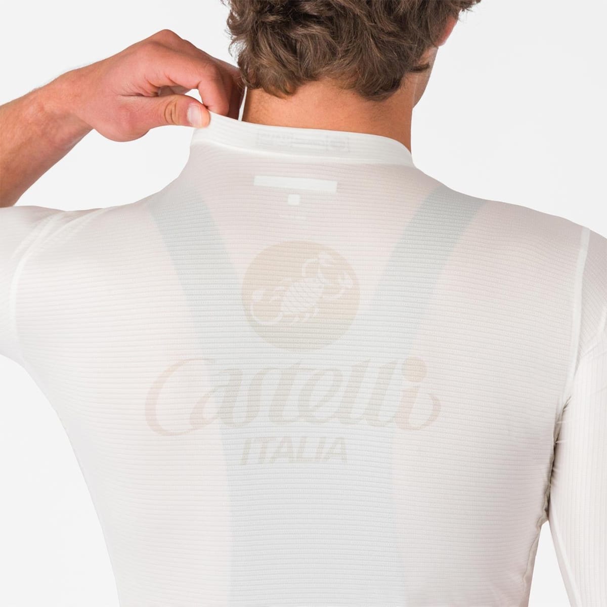 CASTELLI ESPRESSO 50th ANNIVERSARY Jersey lyhythihainen valkoinen