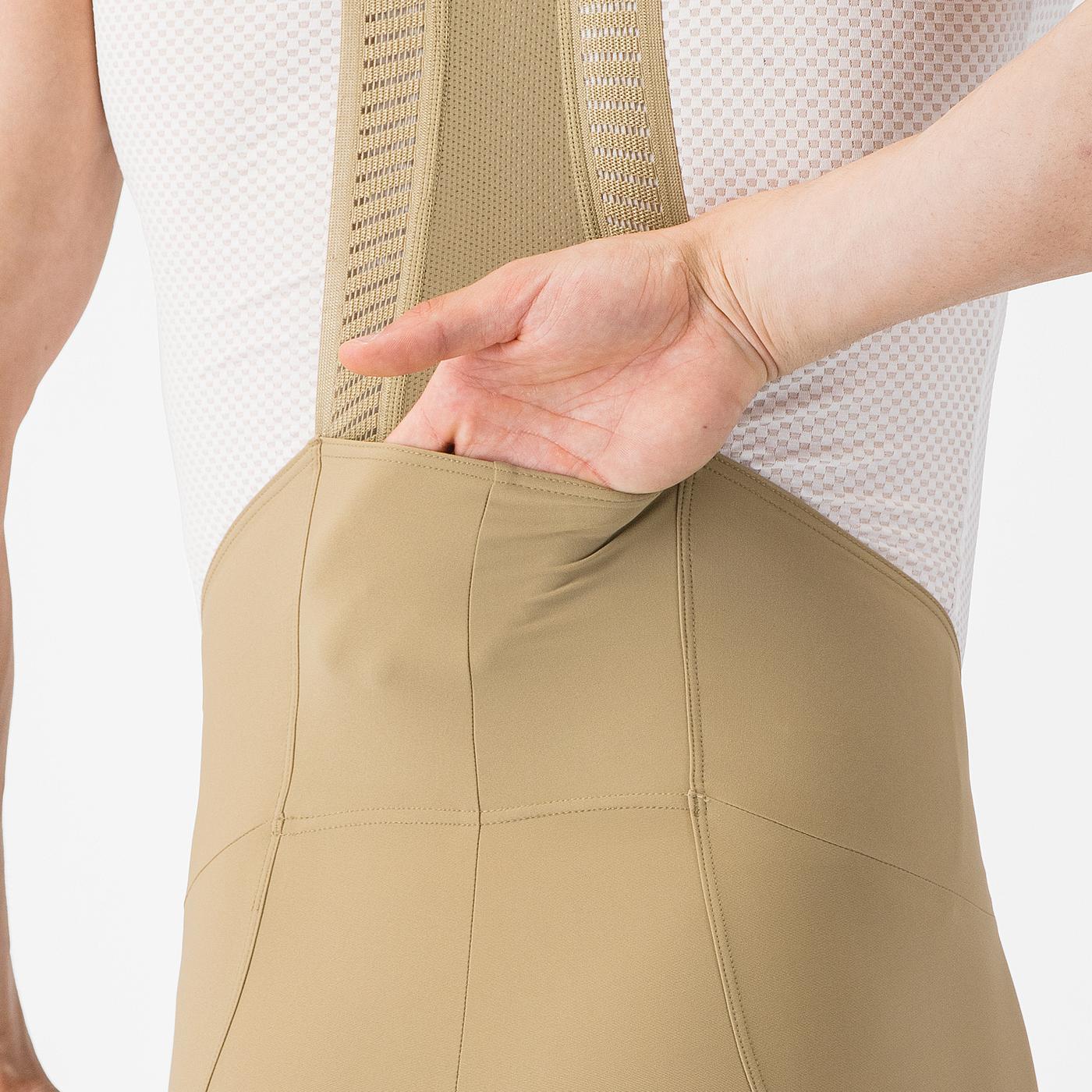 CASTELLI ESPRESSO 2 Beige Elmwood Bib Tight -setti