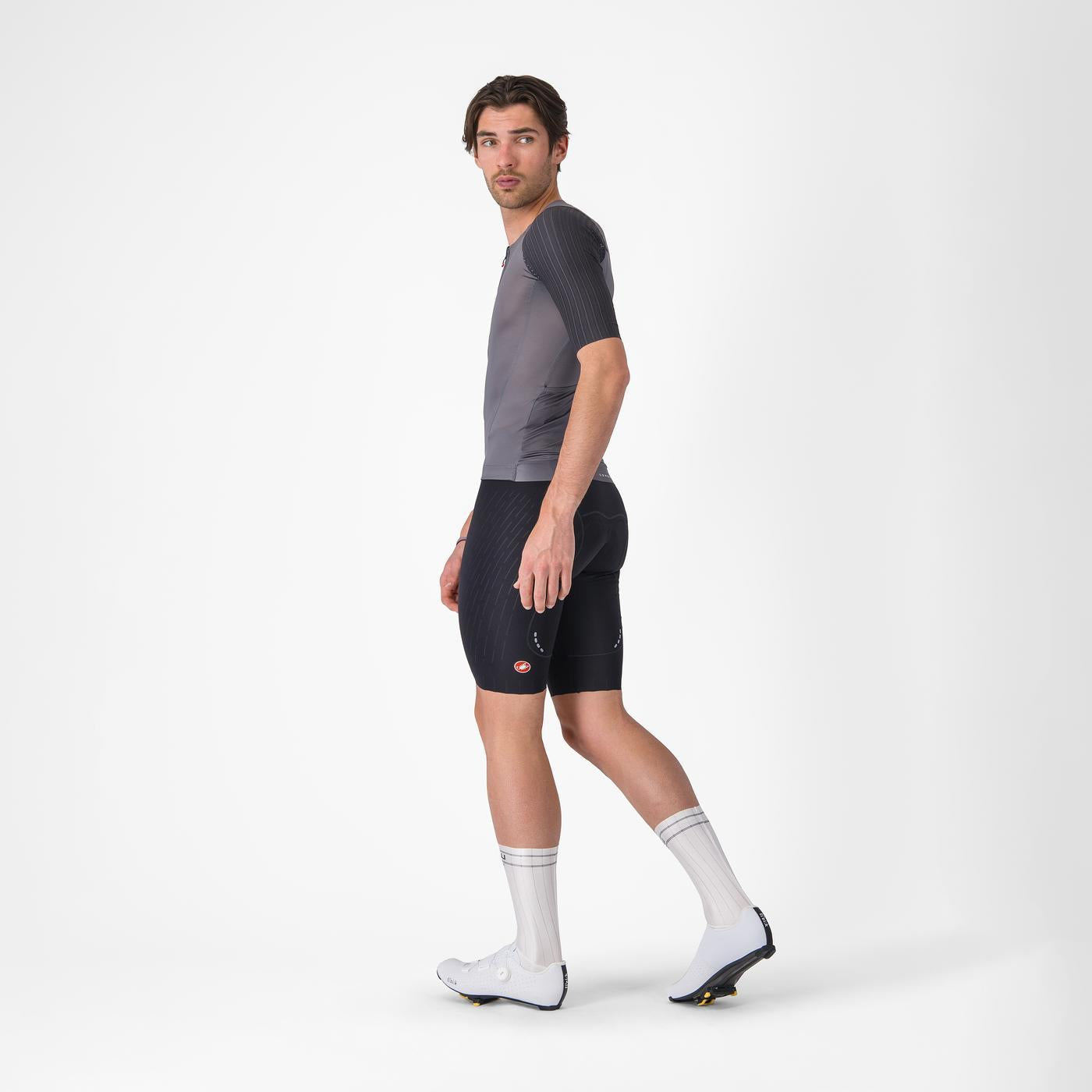 CASTELLI AERO RACE 8S lyhythihainen trikoo harmaa