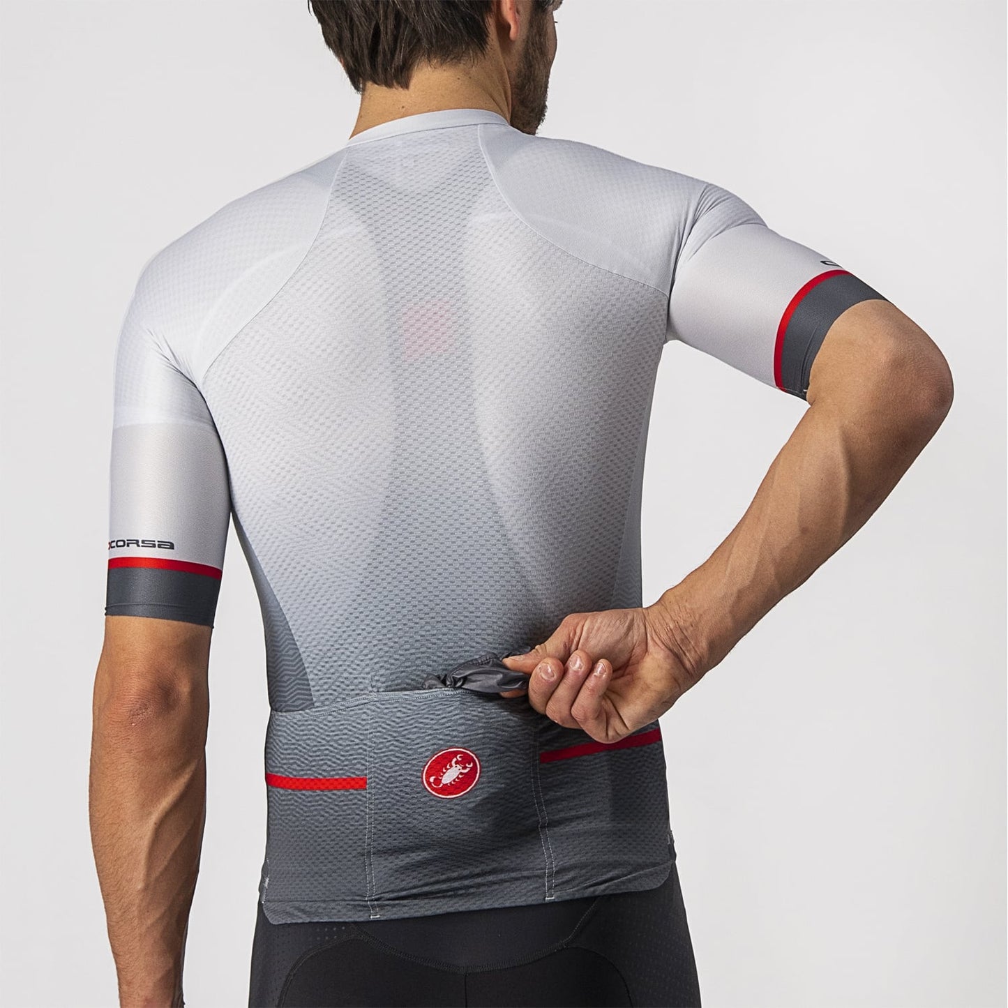 CASTELLI ARIA SHELL-takki Tummanharmaa