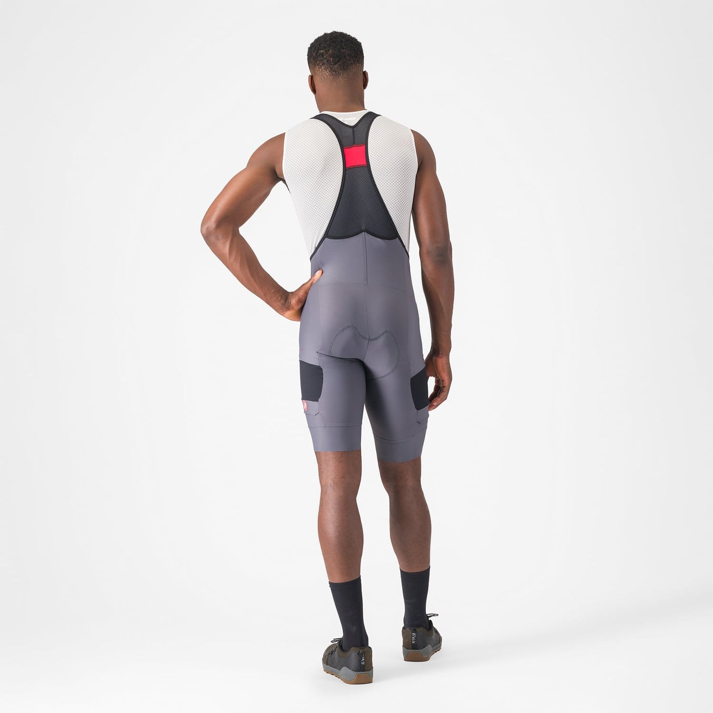 CASTELLI UNLIMITED CARGO Bib Tight harmaa/musta