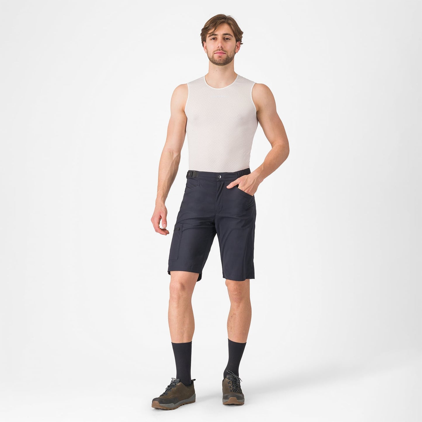 CASTELLI UNLIMITED ADVENTURE BAGGY Shortsit Musta