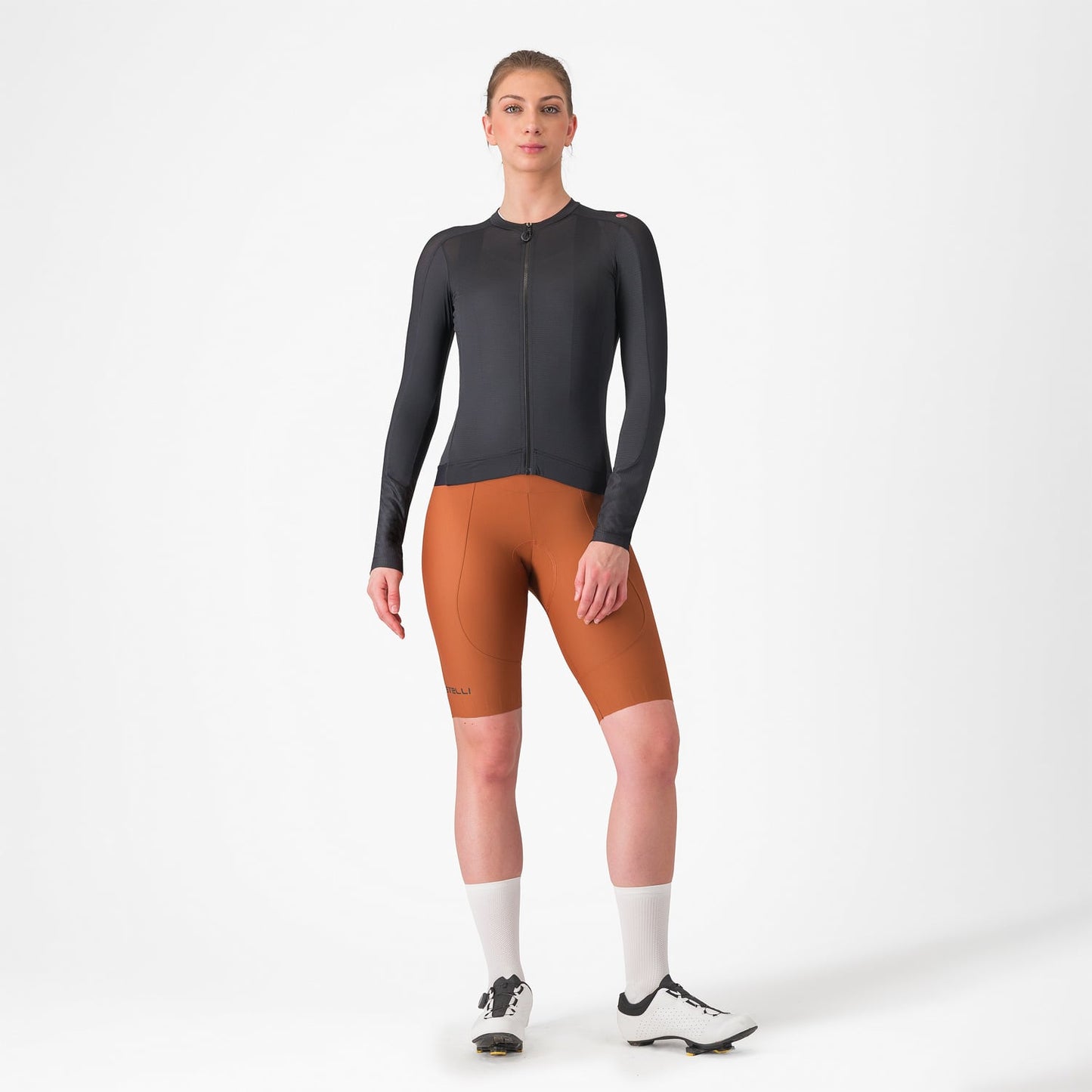 CASTELLI ESPRESSO Naisten pitkähihainen Jersey musta