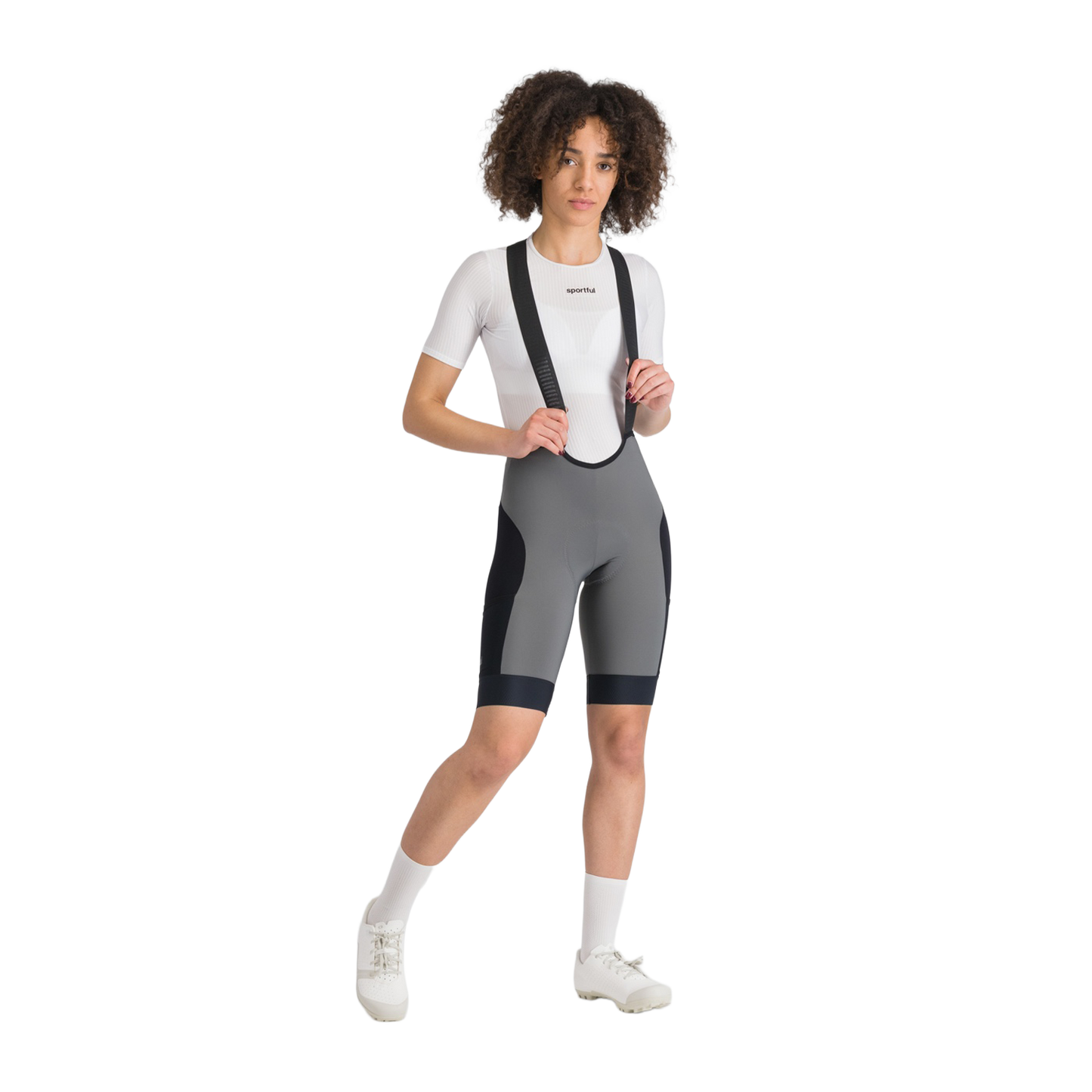 Naisten SPORTFUL SUPERGIARA 2 Bibshortit harmaa/musta