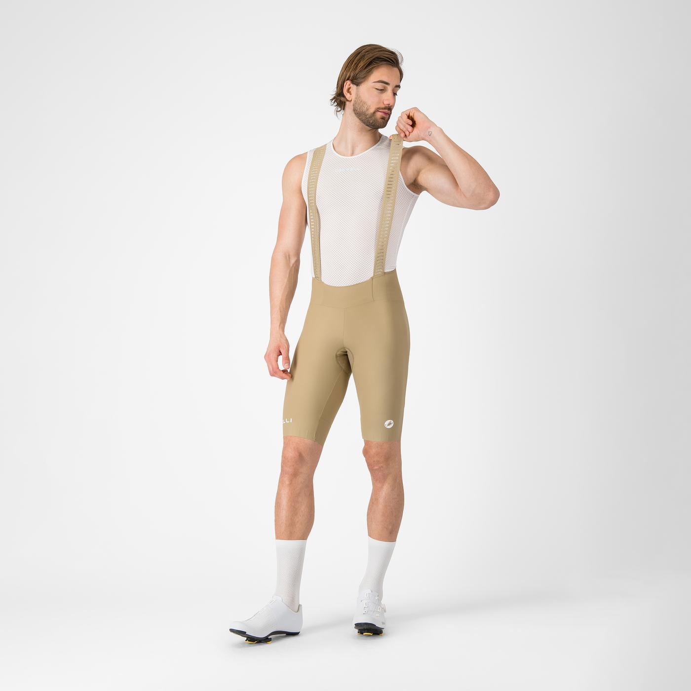 CASTELLI ESPRESSO 2 Beige Elmwood Bib Tight -setti