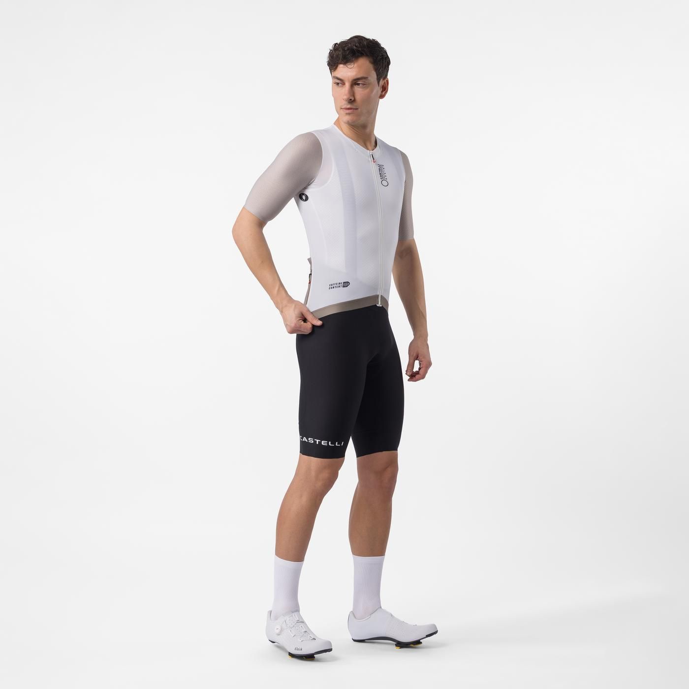 CASTELLI CORRETTO Lyhythihainen Ivory/Clay Jersey Jersey