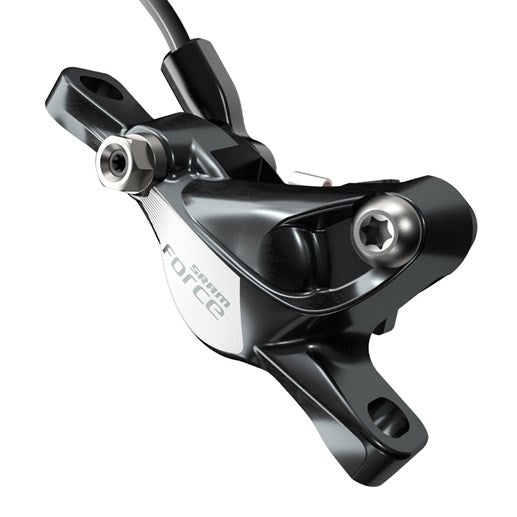 SRAM FORCE 22 Double Post Mount vasen vipu ja etusatula ilman levyä.