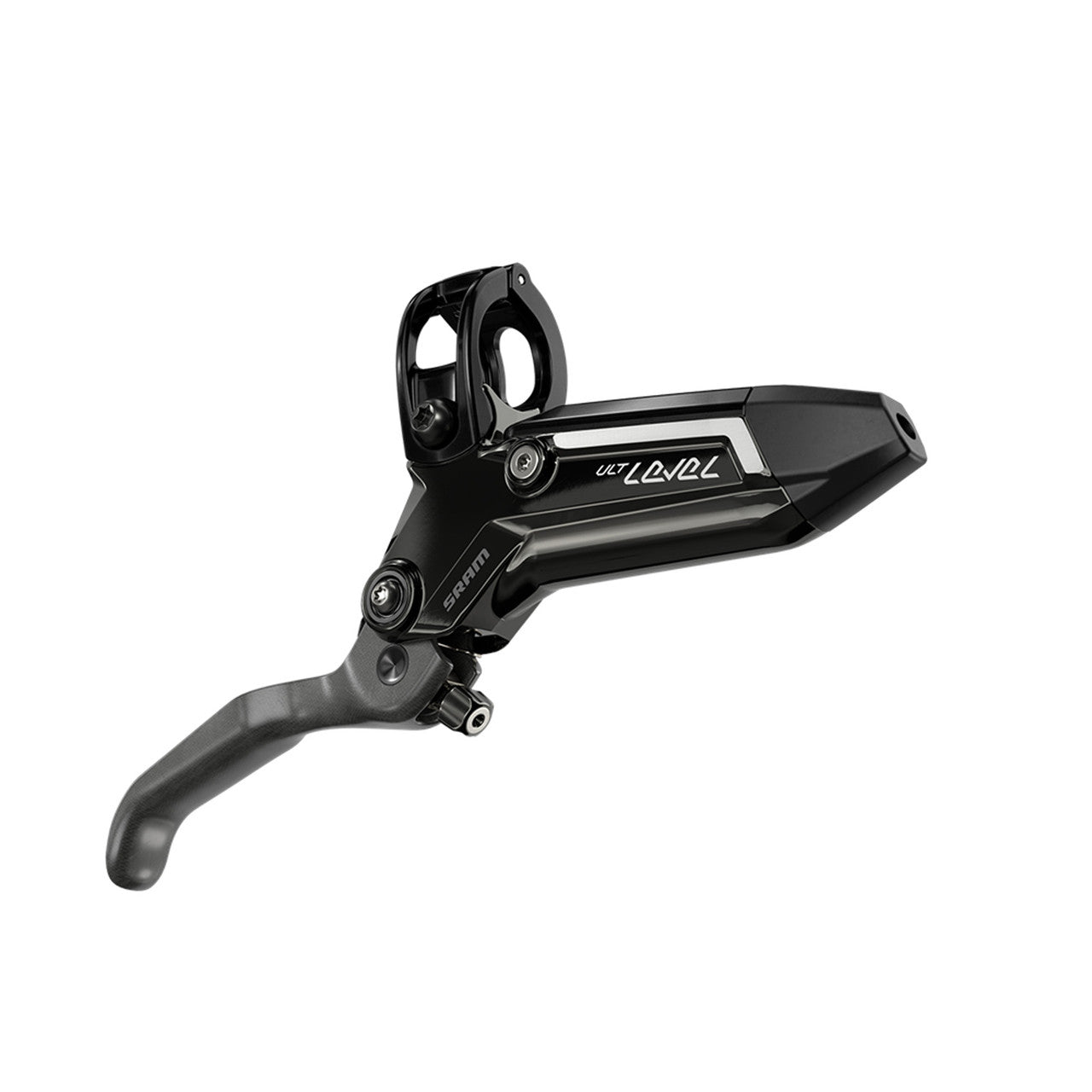 SRAM LEVEL ULTIMATE STEALTH 2-mäntäinen hiili etujarru Titanium laitteisto Musta