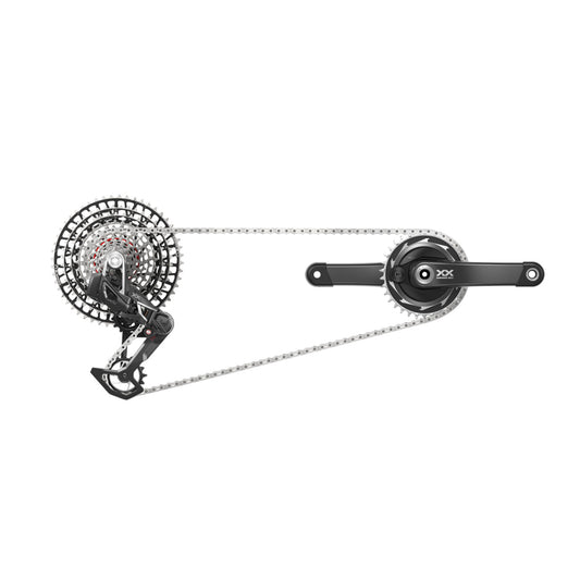 SRAM XX-SL EAGLE POWERMETER T-Type AXS Q174 DUB 34 hammasta 10/52 Paketti
