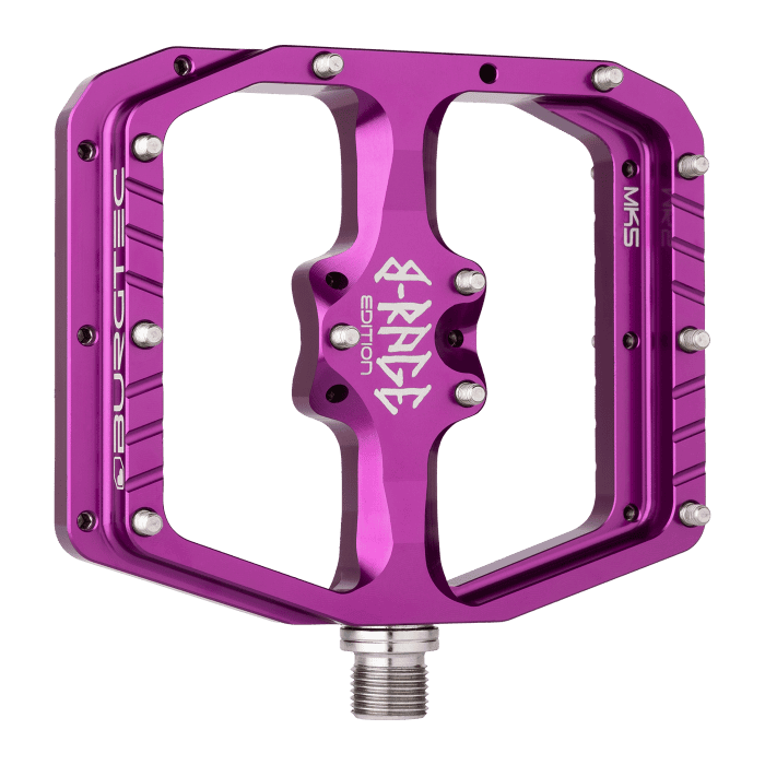 BURGTEC PENTHOUSE FLAT MK5 B-RAGE EDITION Violetit litteät polkimet