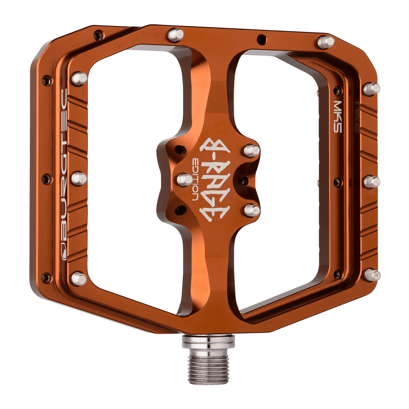 BURGTEC PENTHOUSE FLAT MK5 B-RAGE EDITION Kash Bronze litteät pedaalit