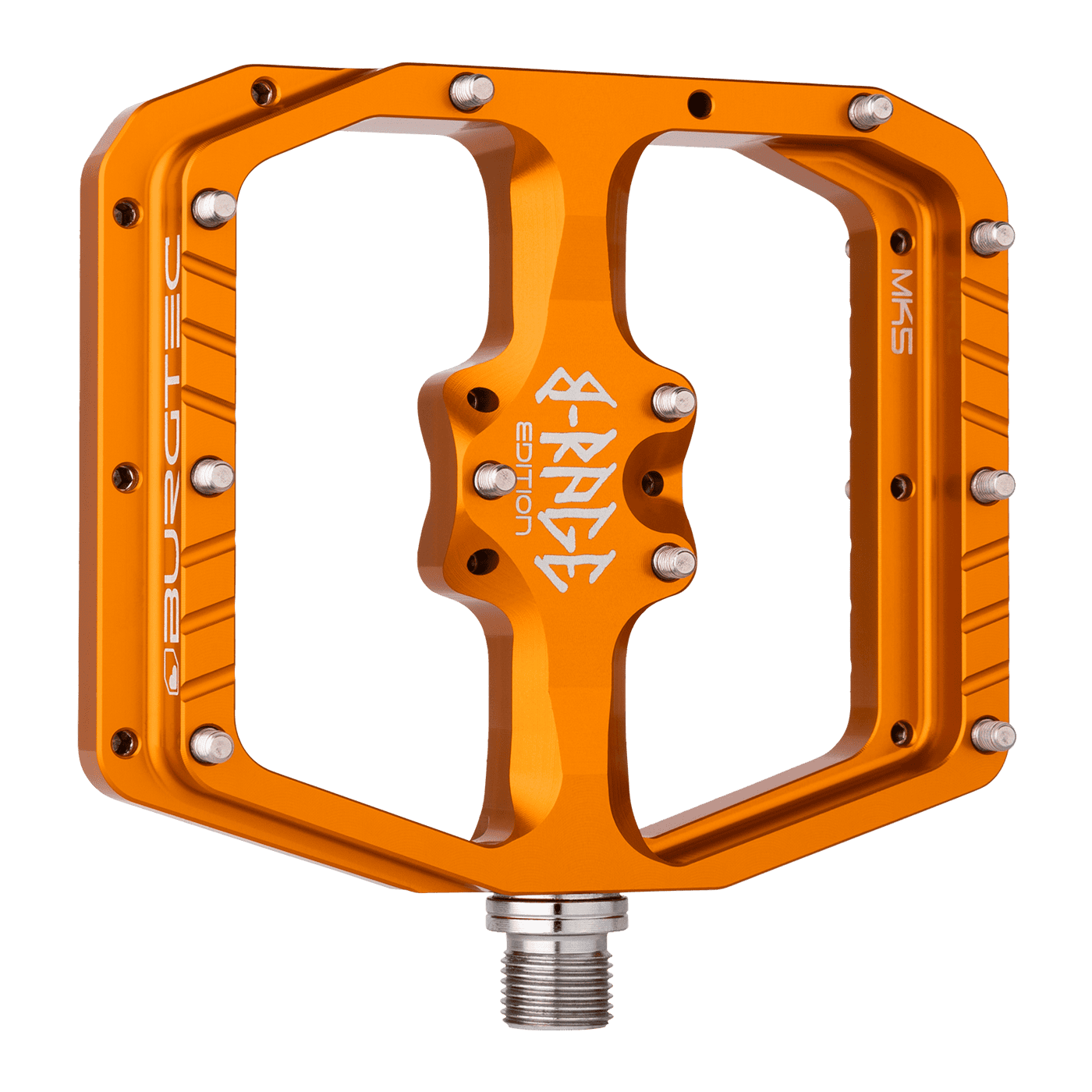 BURGTEC PENTHOUSE FLAT MK5 B-RAGE EDITION litteät polkimet Oranssi