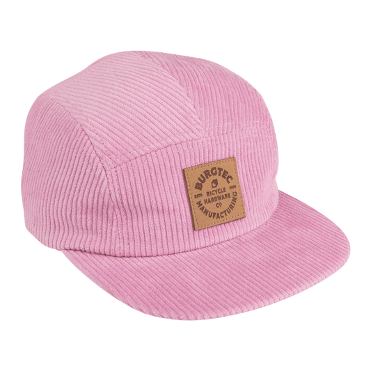 BURGTEC BANDIT CORDUROY FIVE PANEL lippis vaaleanpunainen vaaleanpunainen