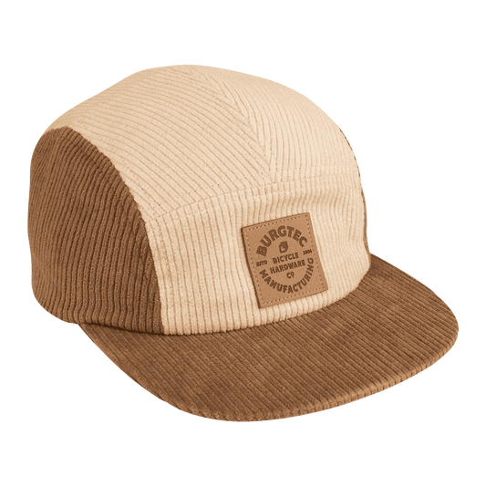 BURGTEC BANDIT BANDIT CORDUROY FIVE PANEL -lippis Beige/ruskea
