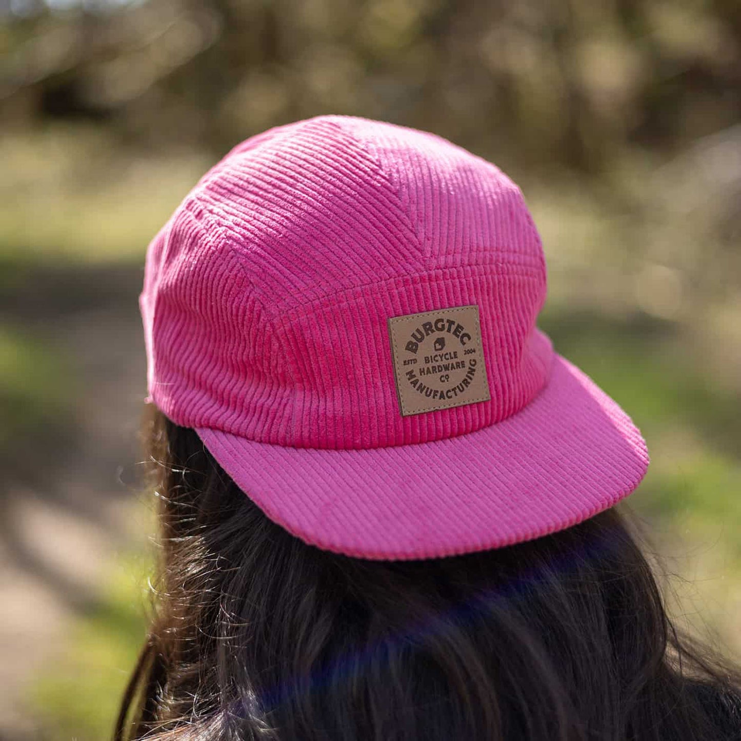 BURGTEC BANDIT BANDIT CORDUROY FIVE PANEL CAP vaaleanpunainen Toxic Barbie