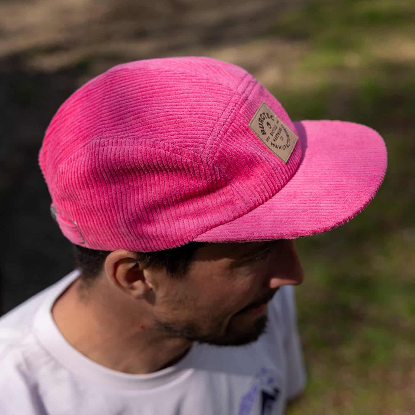 BURGTEC BANDIT BANDIT CORDUROY FIVE PANEL CAP vaaleanpunainen Toxic Barbie