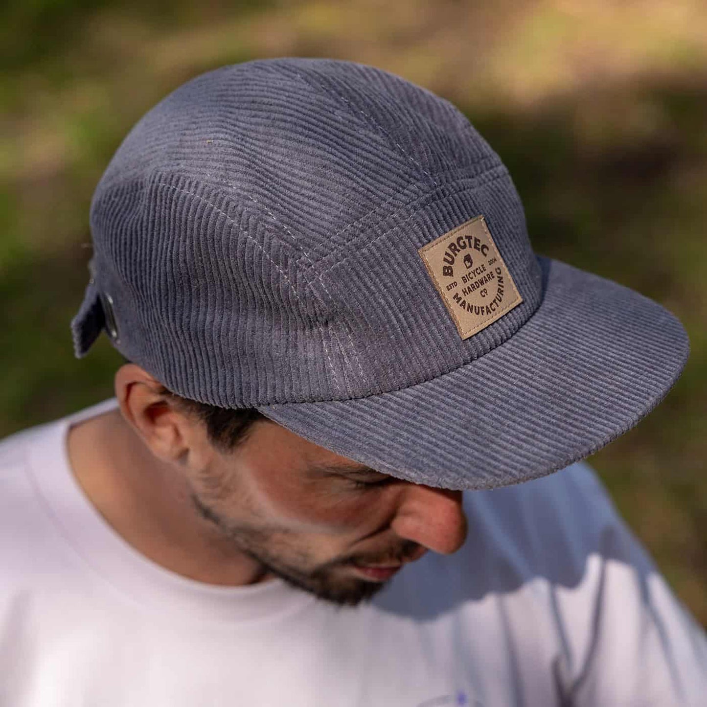 BURGTEC BANDIT CORDUROY FIVE PANEL lippis harmaa