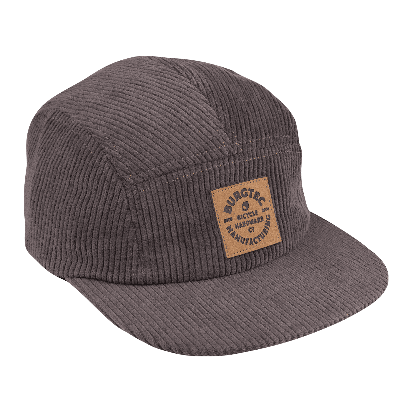 BURGTEC BANDIT CORDUROY FIVE PANEL lippis harmaa