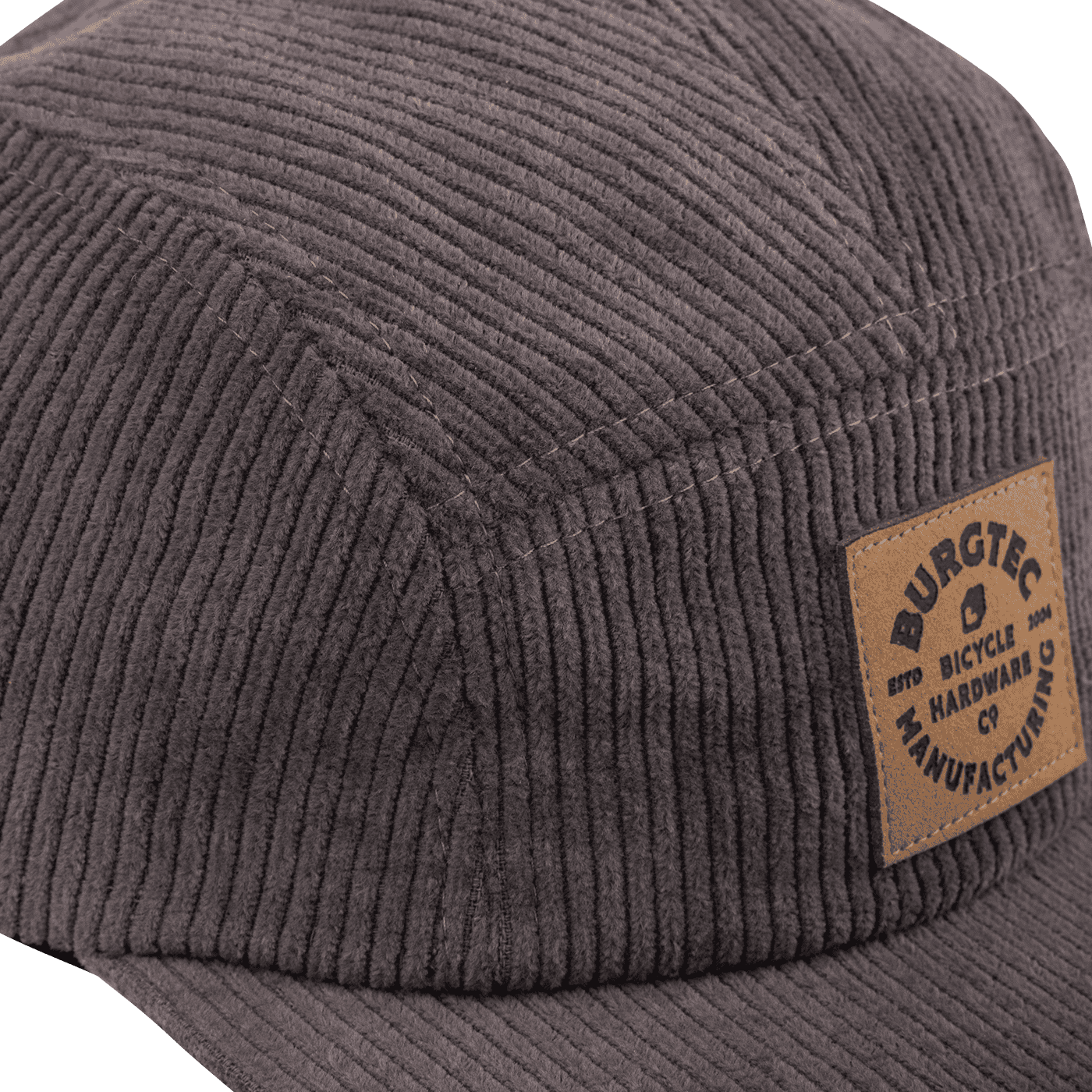 BURGTEC BANDIT CORDUROY FIVE PANEL lippis harmaa