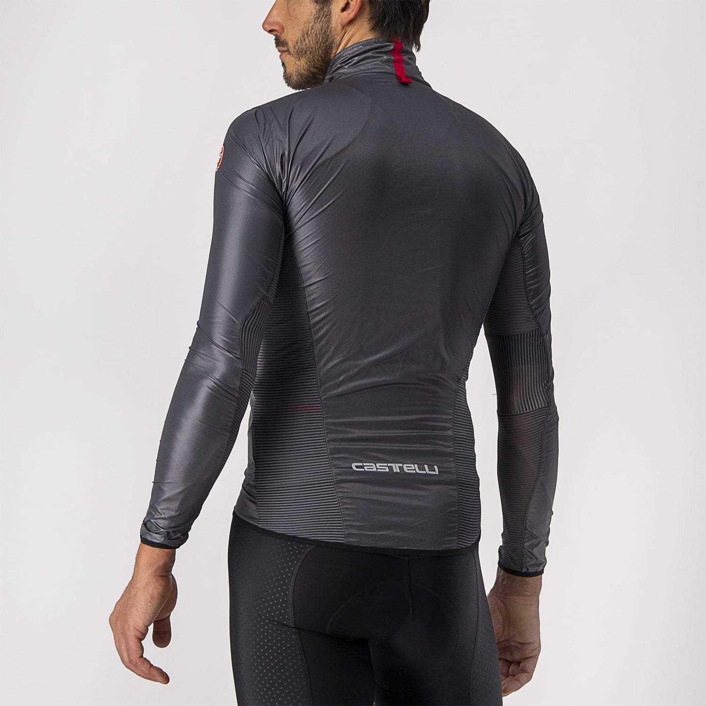 CASTELLI ARIA SHELL-takki Tummanharmaa