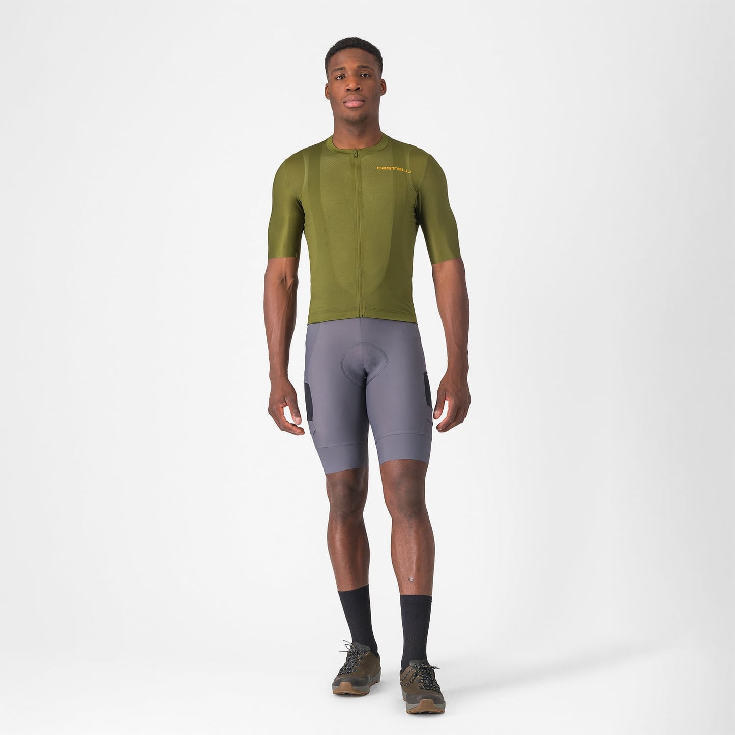 CASTELLI UNLIMITED CARGO Bib Tight harmaa/musta