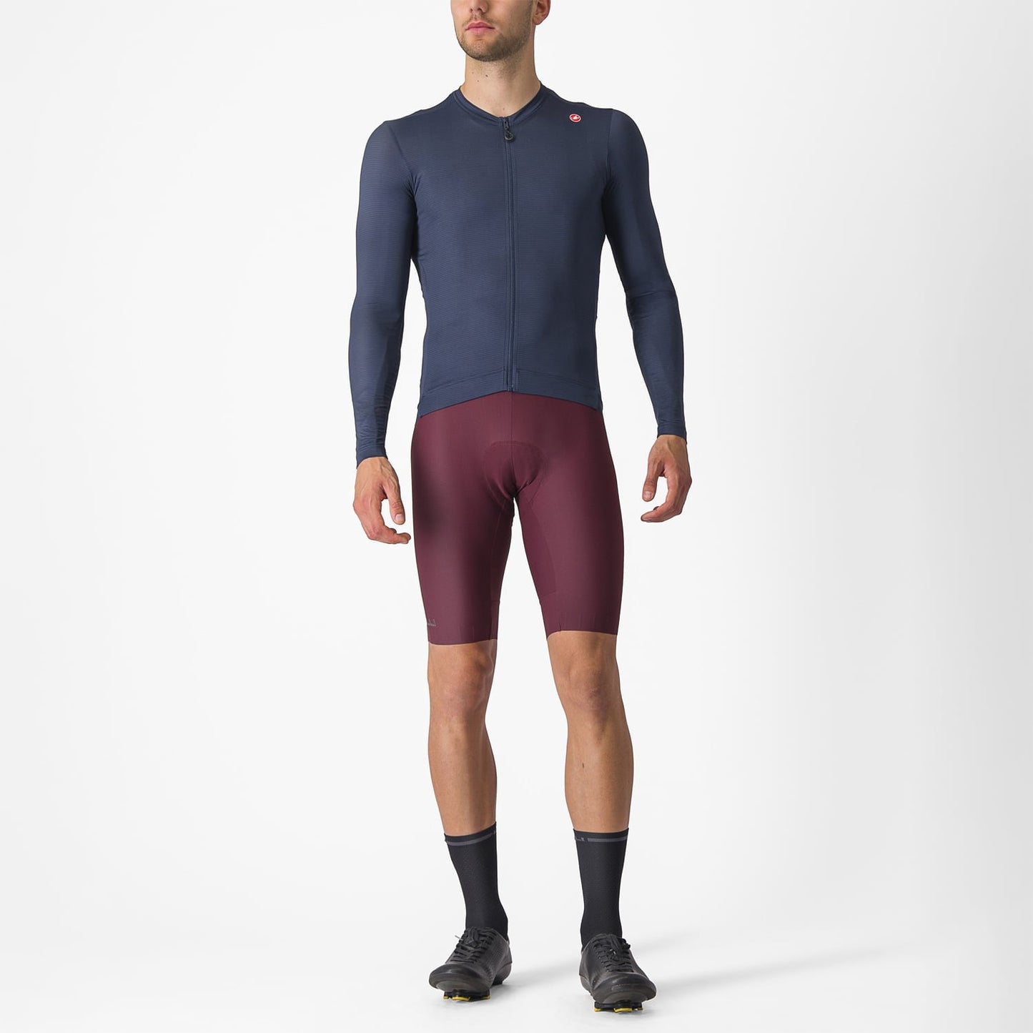 CASTELLI ESPRESSO pitkähihainen trikoo Navy 2025