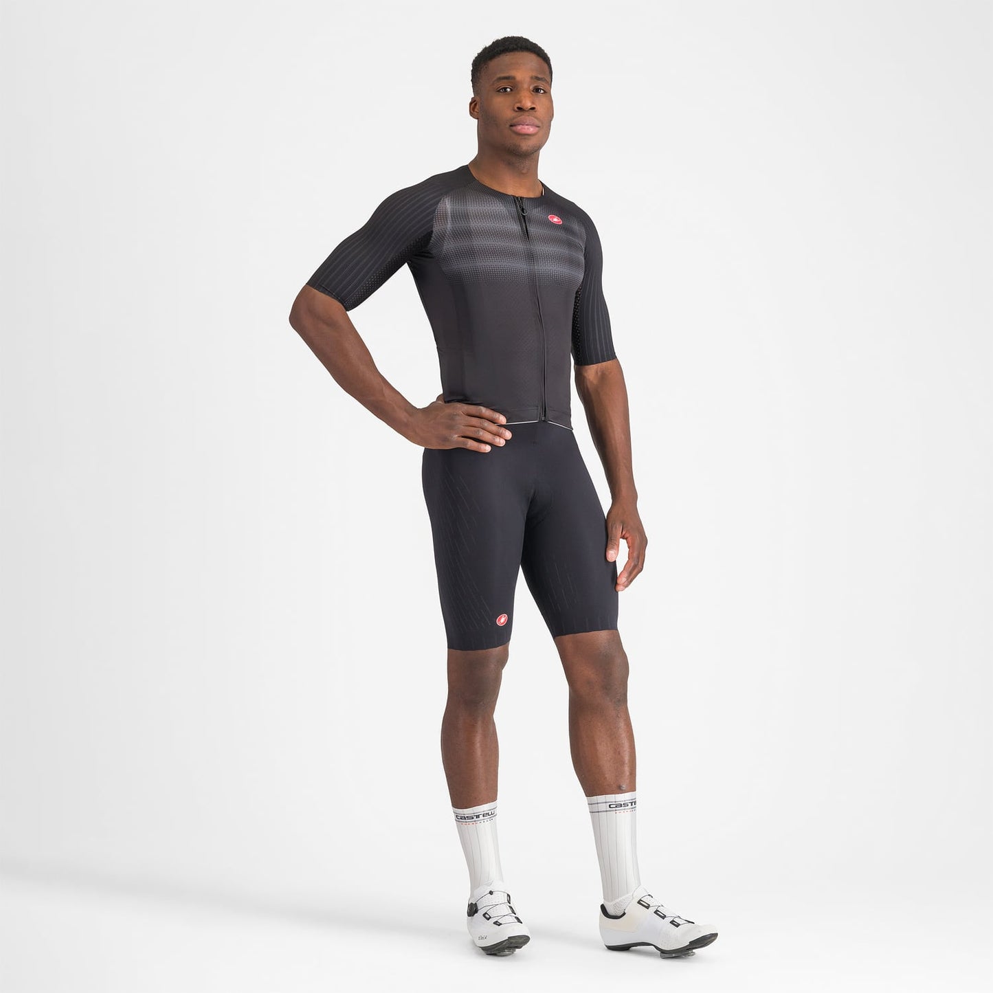 CASTELLI AERO RACE 8S lyhythihainen trikoo musta