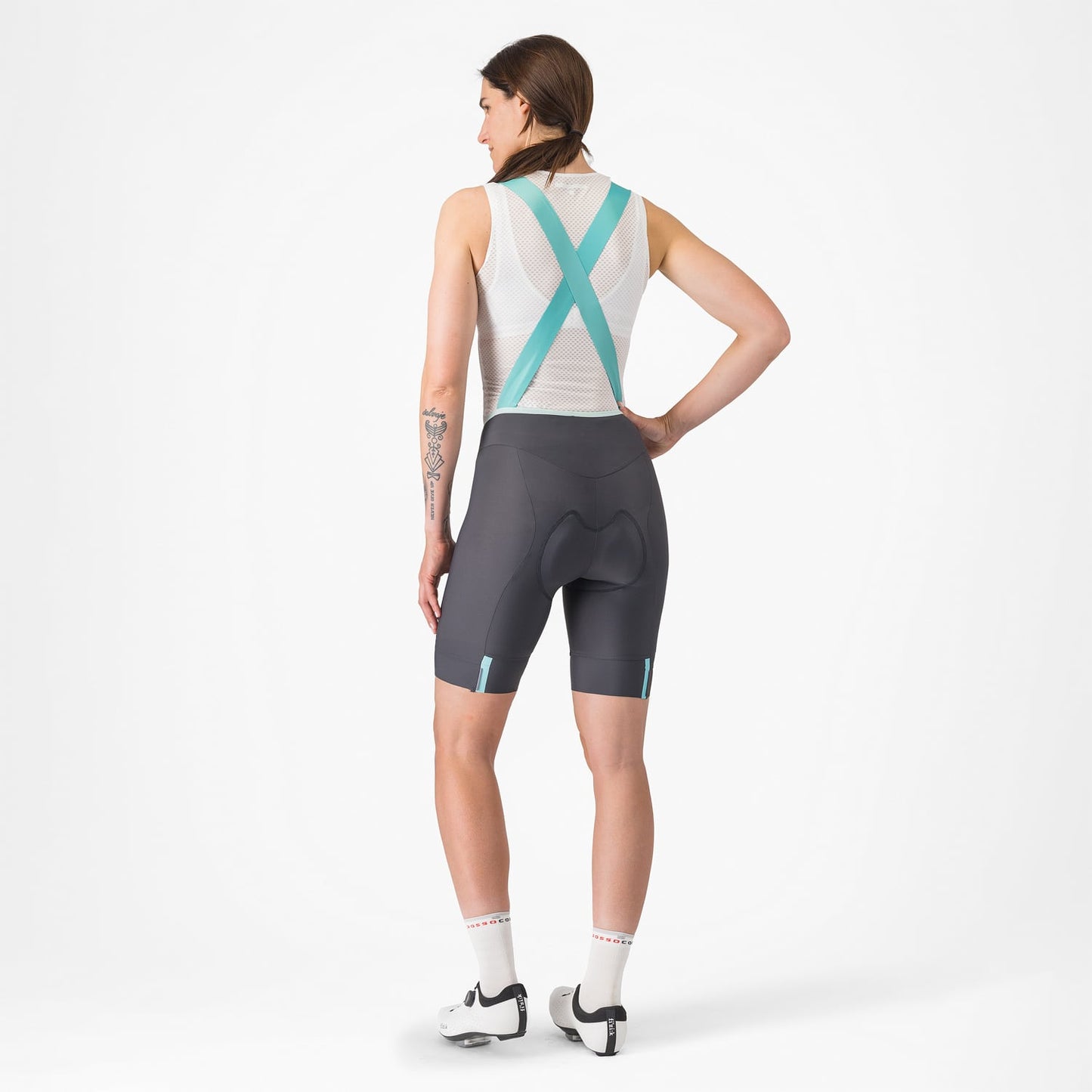 CASTELLI PRIMA 2 DT Naisten tummanharmaa Bib Tight -vaatetusasu