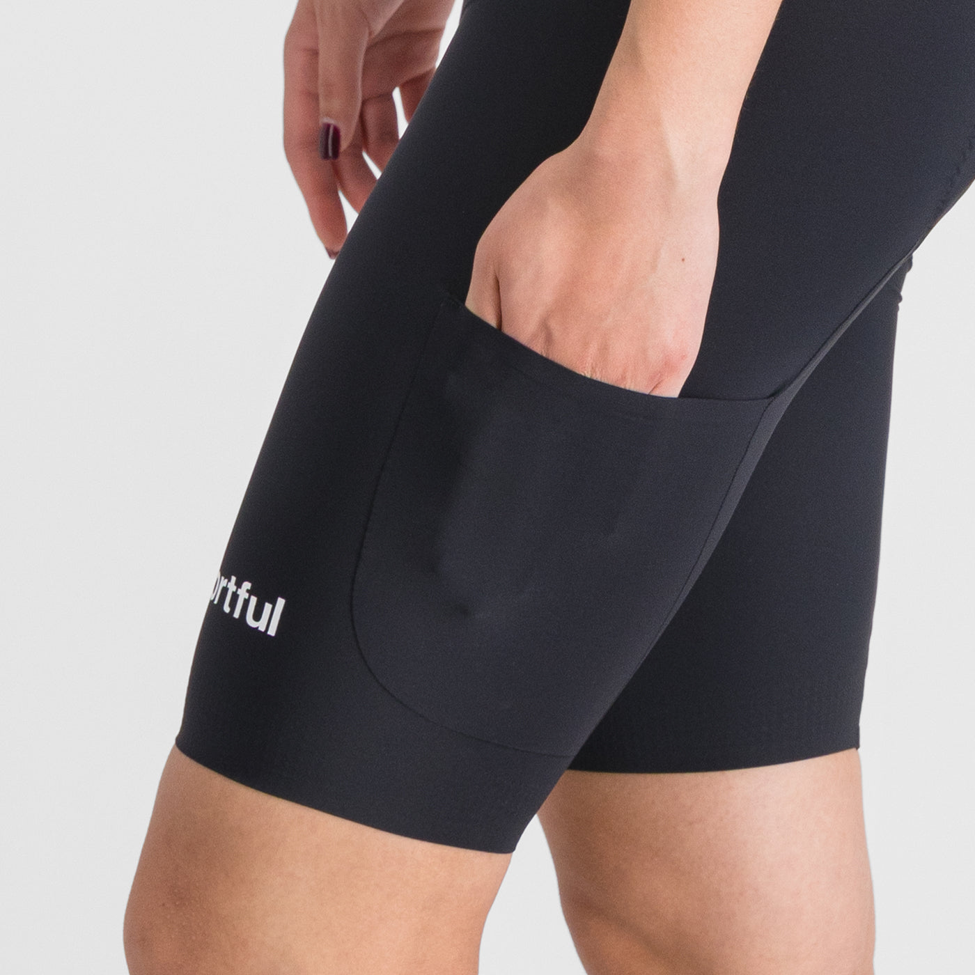 Naisten SPORTFUL G-SUIT lyhythihainen musta/valkoinen