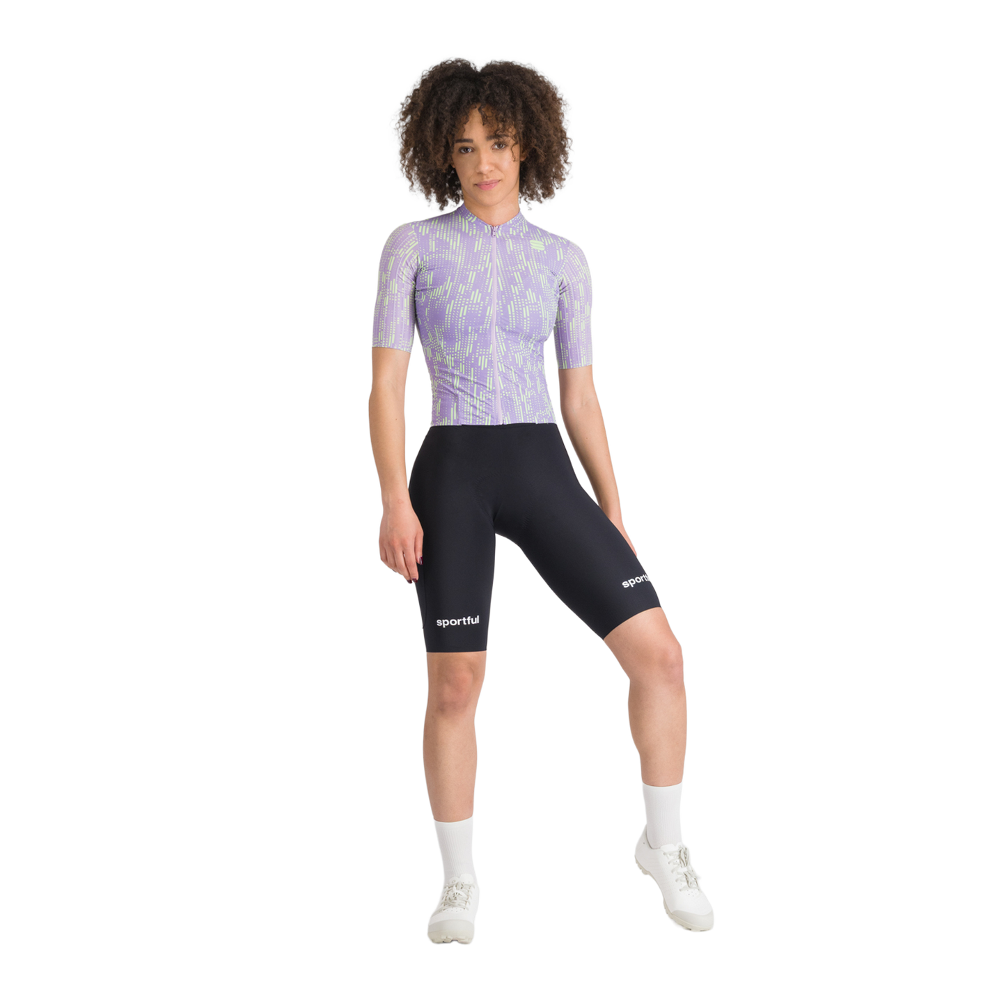 Naisten SPORTFUL G-SUIT lyhythihainen musta/lila