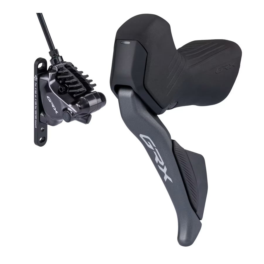 Vasen Vipu ja Etujarru SHIMANO GRX Di2 ST-RX825 + BR-RX820 Flat Mount 2x12V