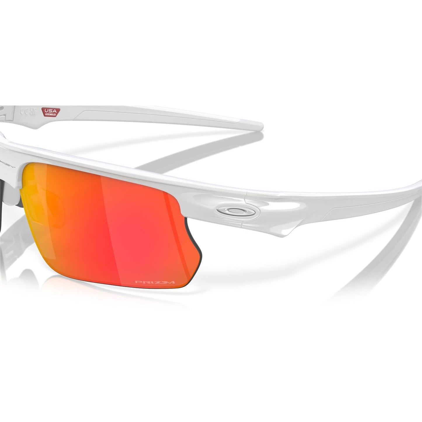 OAKLEY BISPHAERA lasit Valkoinen Prizm Ruby -0OO9400-0368