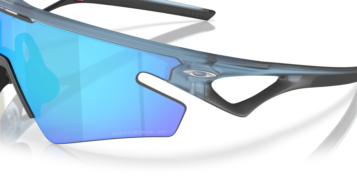 OAKLEY SPHAERA SLASH Matt läpinäkyvä kivi lasit Prizm Sapphire Pol linssi